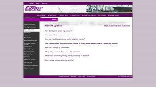 E-ZPass® New York - Account Updates FAQ