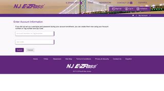 Register your account online - E-ZPass® New Jersey