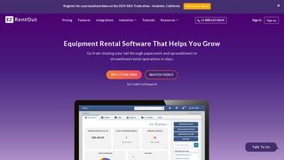 EZRentOut: Equipment Rental Software