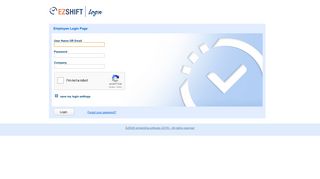 Switch to desktop site - EZShift - Employee Login