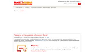 Associates - Family Dollar