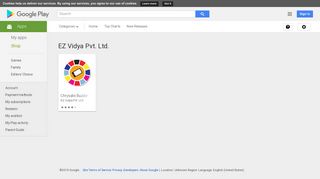 Android Apps by EZ Vidya Pvt. Ltd. on Google Play