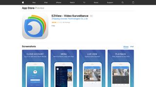 EZView - Video Surveillance on the App Store - iTunes - Apple