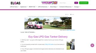 Ezy Gas™ LPG Gas Delivery - Elgas