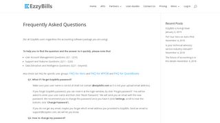 Frequently Asked Questions | EzzyBills