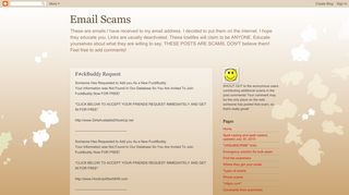 Email Scams: F#ckBuddy Request