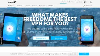 What makes FREEDOME the best VPN for you? | F-Secure ...