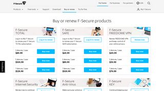 Buy or renew F-Secure products | F-Secure