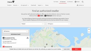 Find a Reseller Partner | F-Secure