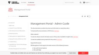 Management Portal - Admin Guide - F-Secure