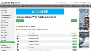Font Awesome Web Application Icons - W3Schools