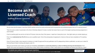 FA Coaching Licence - West Riding FA
