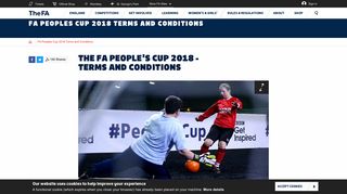 The FA People's Cup 2018 - Terms and Conditions