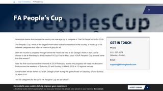 FA People's Cup - Birmingham FA