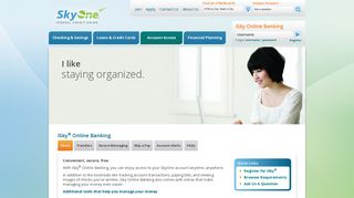 iSky Online Banking | SkyOne Federal Credit Union - SkyOne Federal ...