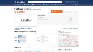 FabGuys Reviews - 17 Reviews of Fabguys.com | Sitejabber