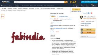 Fabindia Gift Voucher - Rs.500: Amazon.in: Gift Cards