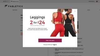 Fabletics Log in & Registration | Fabletics