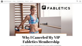 Why I Canceled My VIP Fabletics Membership - Odyssey