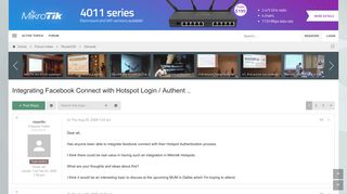 Integrating Facebook Connect with Hotspot Login / Authent ...