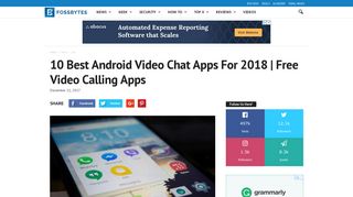 10 Best Android Video Chat Apps For 2018 | Free Video Calling Apps
