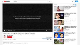 A Sneak Peek Inside the Face Yoga Method Membership Site - YouTube