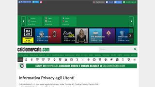 CalcioMercato.com: news calcio – notizie e dirette – scoop mercato ...