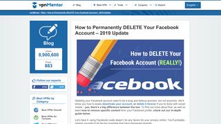 How to Permanently DELETE Your Facebook Account – 2019 Update