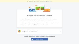 ad settings - Facebook