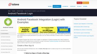 Android Facebook Integration (Login) with Examples - Tutlane