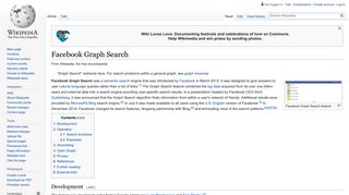 Facebook Graph Search - Wikipedia