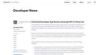 Enhanced Developer App Review and Graph API 3.0 Now Live ...