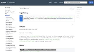 Open Graph Page Ratings - Documentation - Facebook for Developers