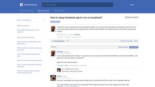 How to setup facebook app to run on localhost? | Facebook Help ...
