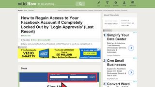 How to Regain Access to Your Facebook Account if Completely ...