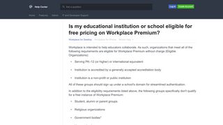 Is my educational institution or school eligible for free ... - Facebook