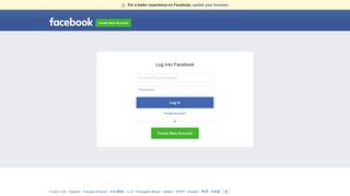 Log into Facebook | Facebook