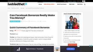 Can Facebook Bonanza Really Make You Money? - ivetriedthat
