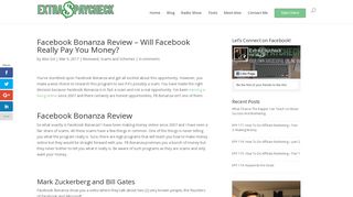 Facebook Bonanza Review - Will Facebook Really Pay You Money ...