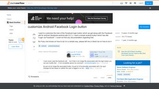 customize Android Facebook Login button - Stack Overflow