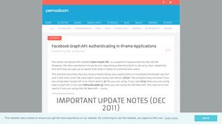 Facebook Graph API: Authenticating In IFrame Applications – permadi ...