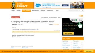 Changing the image of facebook connect button - CodeProject