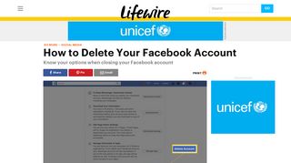 How to Delete Your Facebook Account - Lifewire
