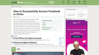 3 Easy Ways to Successfully Access Facebook in China - wikiHow