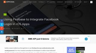 Using Firebase to Integrate Facebook Login in iOS Apps | AppCoda