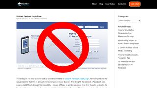 Unblock Facebook Login Page | Black Box Social Media