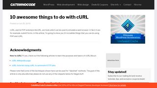 10 awesome things to do with cURL - CatsWhoCode.com