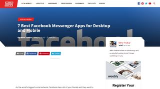7 Best Facebook Messenger Apps for Desktop and Mobile - MakeUseOf
