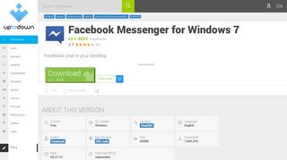 download facebook messenger for windows 7 free