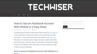 How to Secure Facebook Account With Mobile in 4 Easy Steps ...